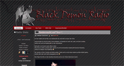 Desktop Screenshot of black-demon-radio.com